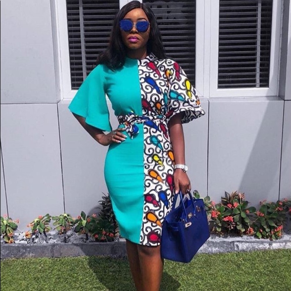 Custom Made Dress. Plain And Pattern. - image 1